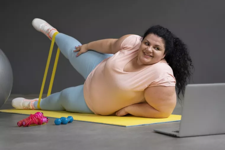 Séance de sport adaptée pour personne en situation d'obésité, Anzin, Ancart Rémy